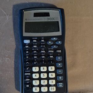 Texas Instruments TI-30X IIS Black and White Calculator